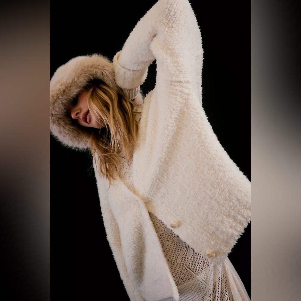Free People Heather Cardi XS
